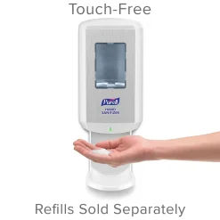 Purell CS8 Automatic Wall Mounted Hand Sanitizer Dispenser, for CS8 1200 mL Hand Sanitizer Refills, White (7820-01)