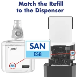 Purell ES8 Automatic Wall Mounted Hand Sanitizer Dispenser, Gray (7724-01)