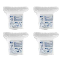 Purell Hand Sanitizing Wipes, Alcohol Free Formula, 1700 Count Wipes Refill for High Capacity Wipes Stand, 4/CT (9517-04)
