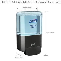 Purell HEALTHY SOAP ES4 Wall Mounted Hand Soap Dispenser, Graphite (5034-01)