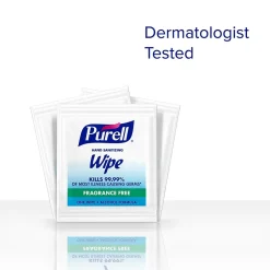 Purell Individually Wrapped 70% Alcohol Sanitizing Hand Wipes, 1,000 Wipes/Carton (9021-1M)