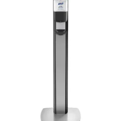Purell MESSENGER ES6 Automatic Floor Stand Hand Sanitizer Dispenser, Silver/Graphite (7316-DS-SLV)