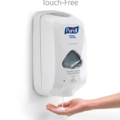 Purell TFX Automatic Wall Mounted Hand Sanitizer Dispenser, Dove Gray (2720-12)