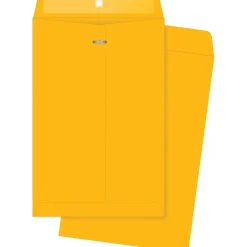 Quality Park Clasp Kraft Catalog Envelope, 6 1/2" x 9 1/2", Kraft, 100/Box (37863)* Catalog