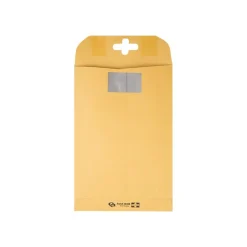 Quality Park ClearClasp Redi-Tac Kraft Catalog Envelopes, 6" x 9", Brown Kraft, 100/Box (QUA43468)* Catalog