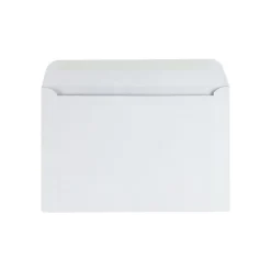 Quality Park Gummed Booklet Envelopes, 6" x 9", White Wove, 100/Box (QUA37113)* Business