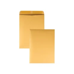Quality Park Gummed Kraft Catalog Envelopes, 9