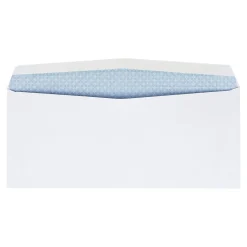 Quality Park Gummed Security Tinted #9 Double Window Envelopes, 3 7/8