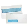 Quality Park Redi-Seal Security Tinted #10 Window Envelope, 4 1/8" x 9 1/2", White Wove, 500/Box (21418)* Security Tinted