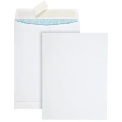Quality Park Redi-Strip Self Seal Catalog Envelope, 9" x 12", White, 100/Box (QUA44926)* Catalog