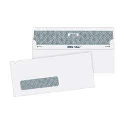 Quality Park Reveal-N-Seal Security Tinted #10 Window Envelope, 4 1/8" x 9 1/2", White Wove, 500/Box (67418)* Security Tinted