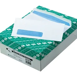 Quality Park Security Tinted #9 Window Envelope 3 7/8" x 8 7/8", White, 500/Box (QUA21212)* Security Tinted
