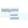 Quality Park Self Seal Security Tinted #8 Double Window Envelopes, 3 5/8" x 8 5/8", White Wove, 500/Box* Security Tinted