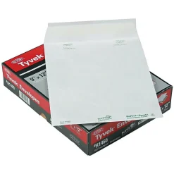 Quality Park Tyvek Survivor Self Seal Catalog Envelopes, 9"L x 12"H, White, 100/Box (QUAR1460)* Catalog