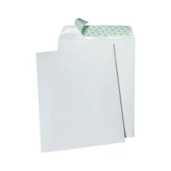 Quality Park Tyvek Tech-No-Tear Redi-Strip Catalog Envelopes, 10" x 13", White, 100/Box (QUA77397)* Catalog
