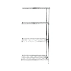 Sale 4 Shelf Wire Extra Shelves, 18"W, Chrome (AD74-1872C) Shelving