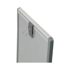 Hot Arc Cubicle Painted Steel Dry-Erase Whiteboard, Aluminum Frame, 2' x 1' (ARC2414) Dry Erase