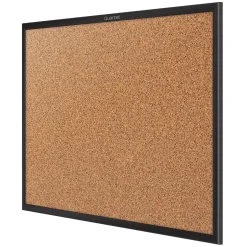 Clearance Classic Cork Bulletin Board, Black Frame, 2'W x 1.5'H (2301B) Bulletin
