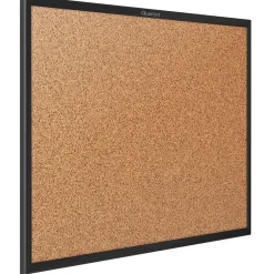 Clearance Classic Cork Bulletin Board, Black Frame, 2'W x 1.5'H (2301B) Bulletin