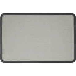 Discount Contour Fabric Bulletin Board, Black Frame, 2'H x 3'W (7693G) Bulletin
