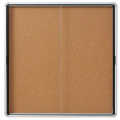 Cork Bulletin Board, Aluminum Frame, 5' x 3' (EISC3956) Bulletin