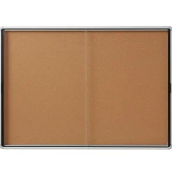 Cork Bulletin Board, Aluminum Frame, 5' x 3' (EISC3956) Bulletin
