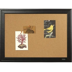 New Cork Bulletin Board, Black Frame, 23'' x 17'' (79281) Bulletin