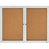 Discount Cork Enclosed Board, Aluminum Frame, 3'H x 4'W (2364) Bulletin