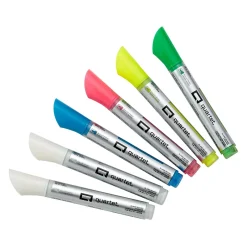 Quartet Dry Erase Markers, White/Neon Pink/Neon Green/Neon Blue/Neon Yellow, 6/Pack (79559Q) Clearance