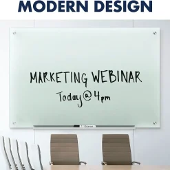 Hot Infinity Glass Dry-Erase Whiteboard, 8' x 4' (G9648F) Dry Erase