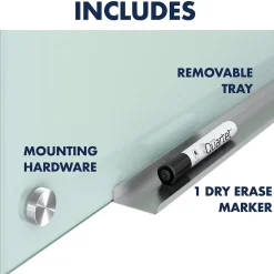 Hot Infinity Glass Dry-Erase Whiteboard, 8' x 4' (G9648F) Dry Erase