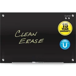 Sale Infinity Magnetic Glass Dry-Erase Whiteboard, Black, 3' x 2' (G3624B) Dry Erase