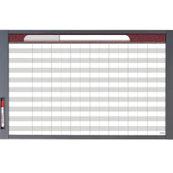 Hot InView Total Erase Dry-Erase Whiteboard, Steel Frame, 3' x 2' (72982) Dry Erase