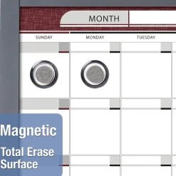 Hot InView Total Erase Dry-Erase Whiteboard, Steel Frame, 3' x 2' (72982) Dry Erase