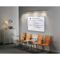 Hot InView Total Erase Dry-Erase Whiteboard, Steel Frame, 3' x 2' (72982) Dry Erase