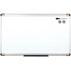 New ® Magnetic Dry-Erase Whiteboard, Aluminum Frame, 2 1/2'W x 1 1/2'H (48101) Dry Erase