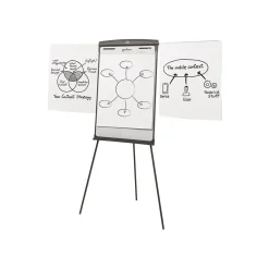 New Magnetic Easel, 70", Graphite Metal (67E) Dry Erase