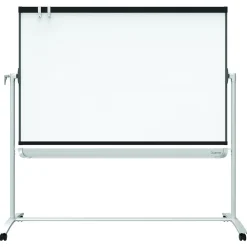 Best Prestige 2 Magnetic Mobile Presentation Whiteboard Easel, 6' x 4' (ECM64P2) Dry Erase