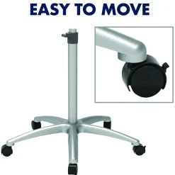 ® Prestige® 2 Magnetic Mobile Presentation Whiteboard Easel, 3' x 2' (ECM32P2) Dry Erase