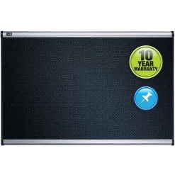 Outlet Prestige Foam Bulletin Board, Aluminum Frame, 4'H x 6'W (B347A) Bulletin