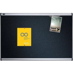 Outlet Prestige Foam Bulletin Board, Aluminum Frame, 4'H x 6'W (B347A) Bulletin