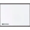 Online Steel Dry-Erase Whiteboard, Gray Frame, 2' x 1.5' (Q052317W00-STPR) Dry Erase