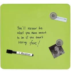 Best Tin Dry-Erase Board, 1' x 1', Assorted Colors (TSQ1212A) Dry Erase