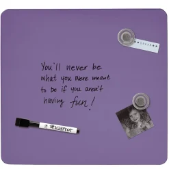 Best Tin Dry-Erase Board, 1' x 1', Assorted Colors (TSQ1212A) Dry Erase