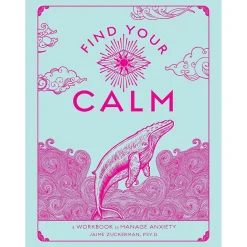 Quarto Find Your Calm Anxiety Guided Journal, 6.7" x 9", College Ruled, Green, 160 Pages (152996) Clearance