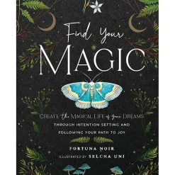 Quarto Find Your Magic Prompts Guided Journal, Hardcover, 6.27" x 8.25", College Ruled, Black, 160 Pages (9781631068973) Hot