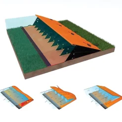 Sorbents & Spill Control<Quick Dam Universal Water Force Flood Control Dam (QDWGWL-0630)