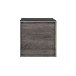 Hot 15.75" Drawer Cabinet with 2 Drawers, Weathered Gray (G115002500) Storage Cabinets