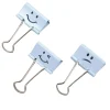 Rapesco Small Binder Clips, Powder Blue, 100 Clips/Pack (1350-5)