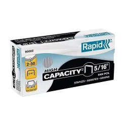 Rapid High Capacity Staples, 5/16" Leg Length, 5000/Box (90003) Sale
